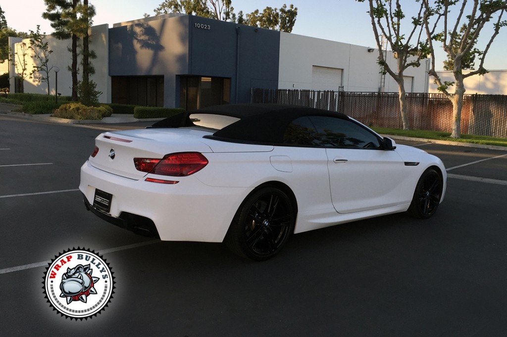 BMW M6 vehicle wrap project