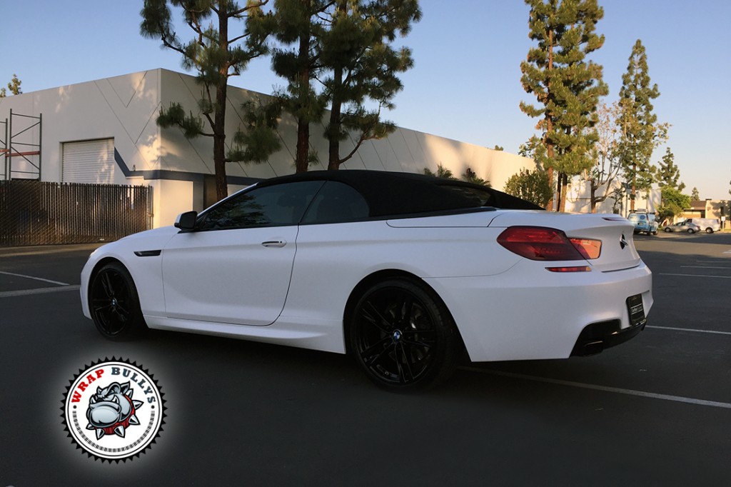 BMW M6 vehicle wrap project