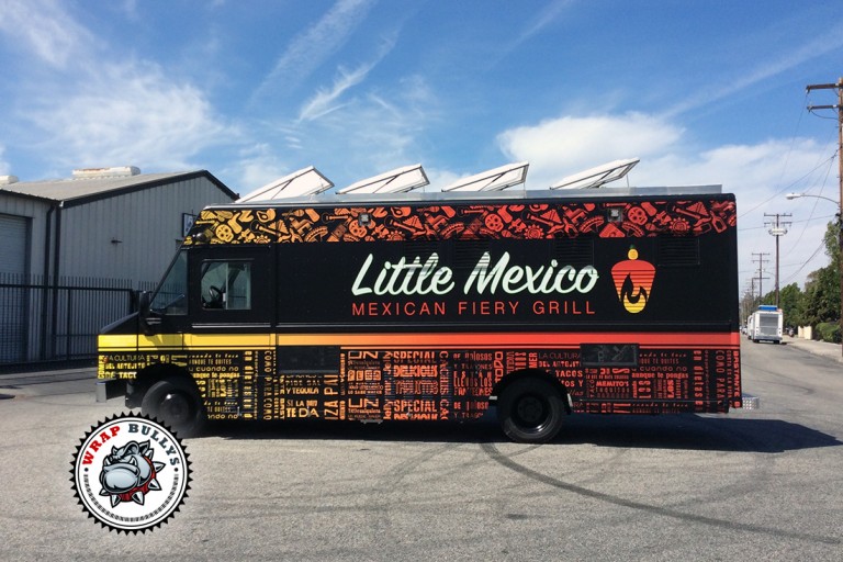 Little Mexico Food Truck Wrap Gardena