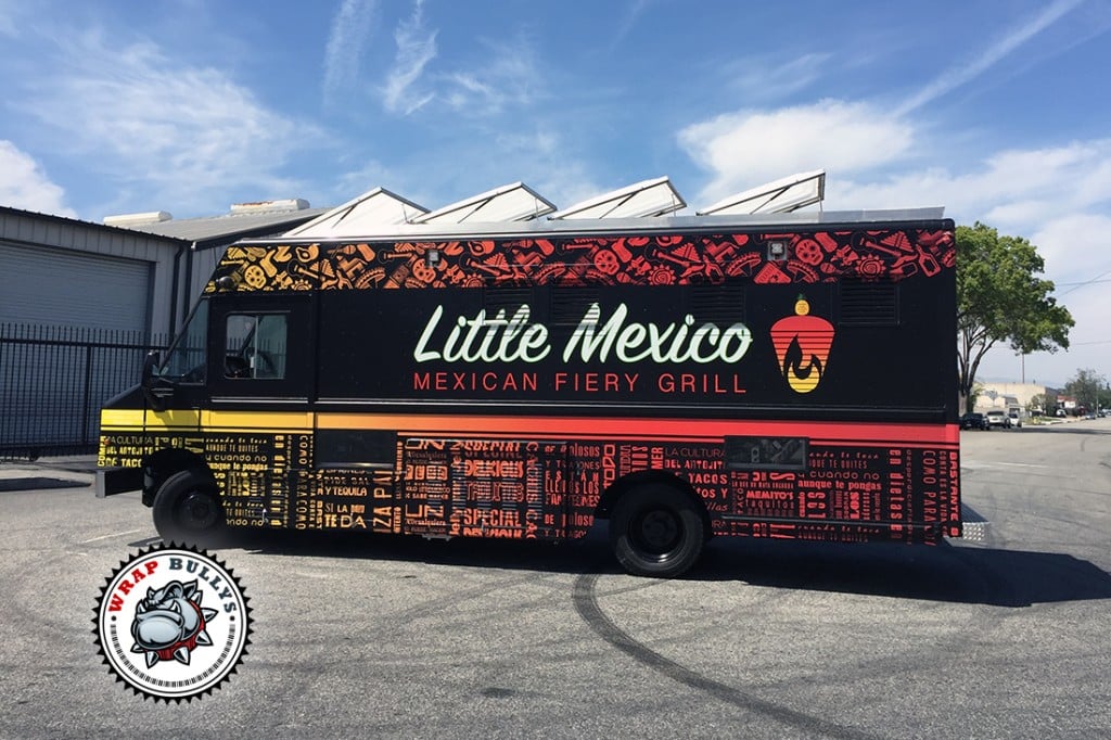 Little Mexico Food Truck Wrap vehicle wrap project