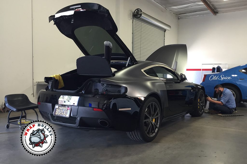 Aston Martin vehicle wrap project