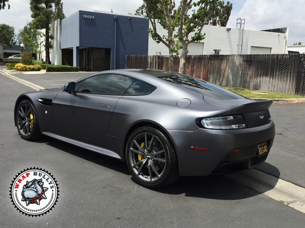 3M Satin Dark Gray Aston Martin Car Wrap