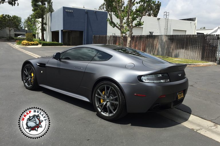 Aston Martin 3M Satin Dark Gray Wrap Gardena
