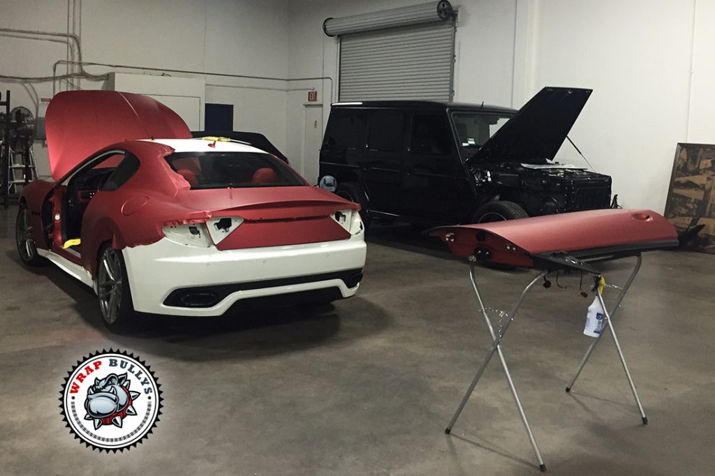 Maserati vehicle wrap project