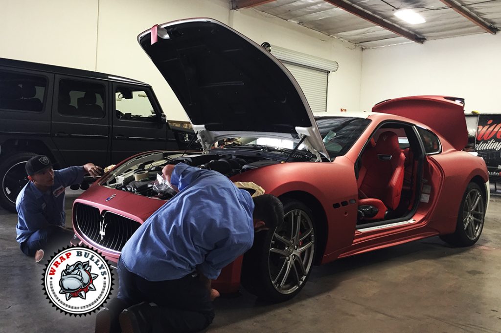 Maserati vehicle wrap project