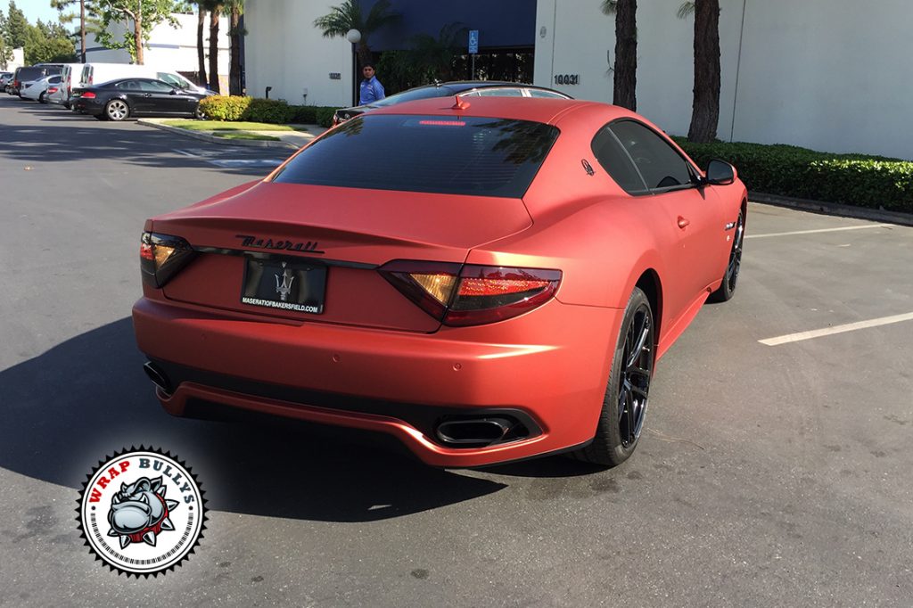 Maserati vehicle wrap project