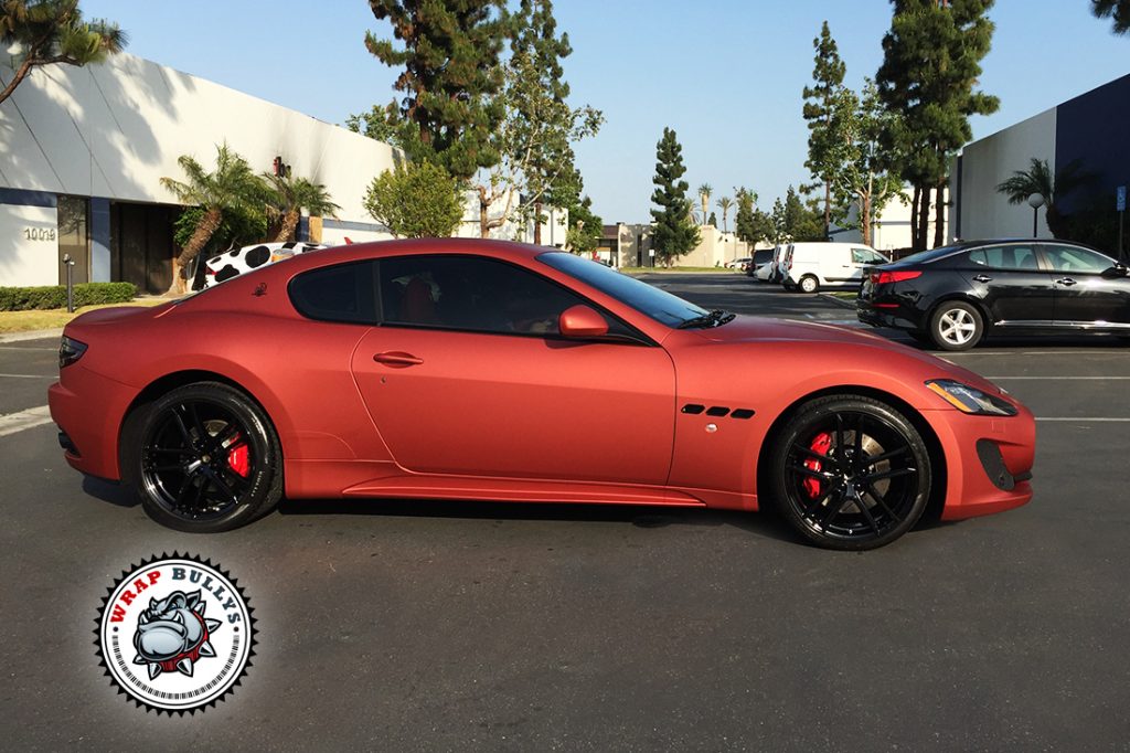 Maserati vehicle wrap project
