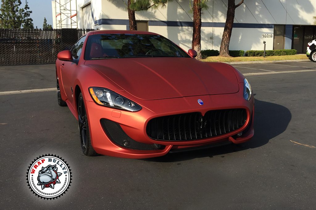 Maserati vehicle wrap project