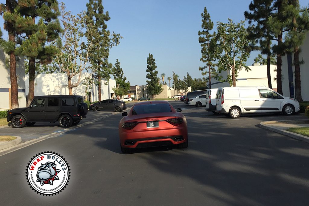 Maserati vehicle wrap project