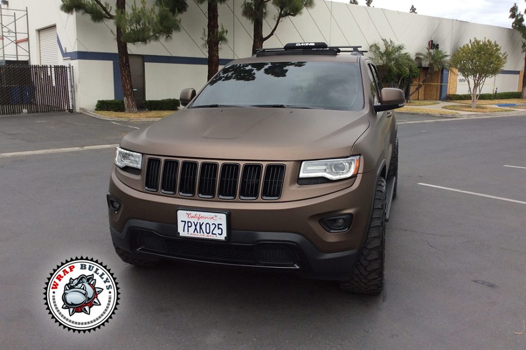 Jeep Grand Cherokee vehicle wrap project