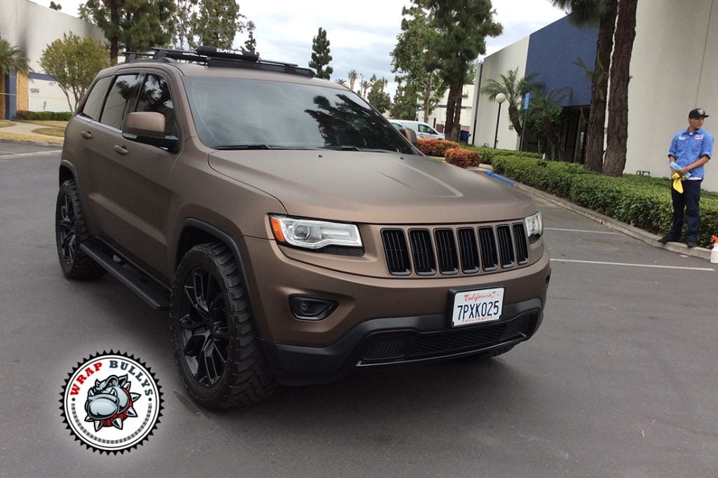 Jeep Grand Cherokee vehicle wrap project