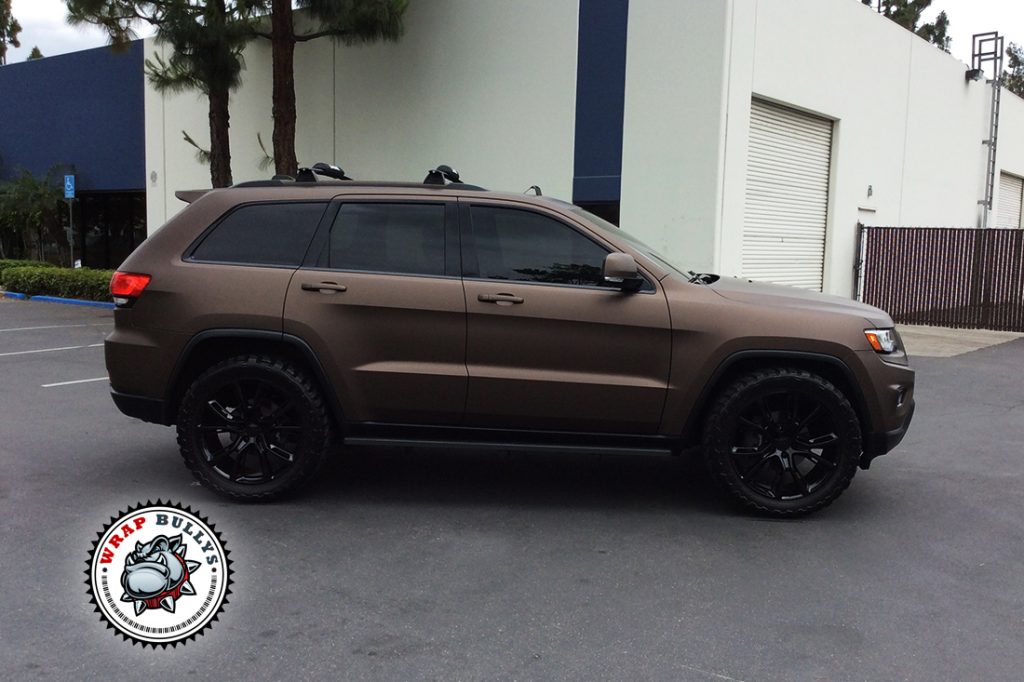 Jeep Grand Cherokee vehicle wrap project