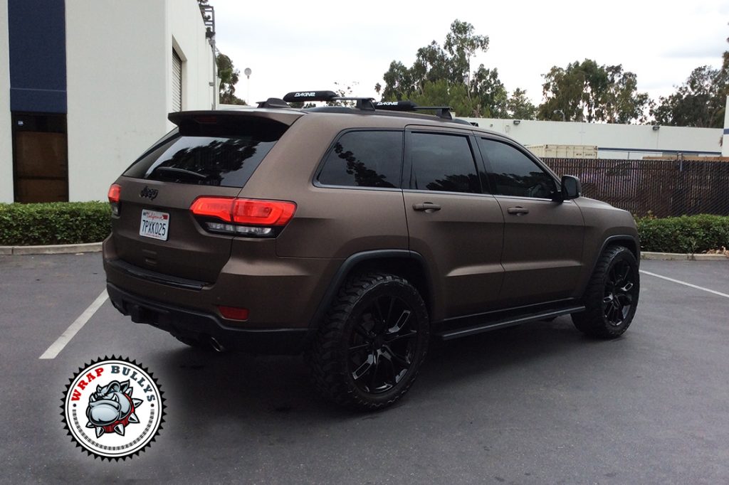 Jeep Grand Cherokee vehicle wrap project