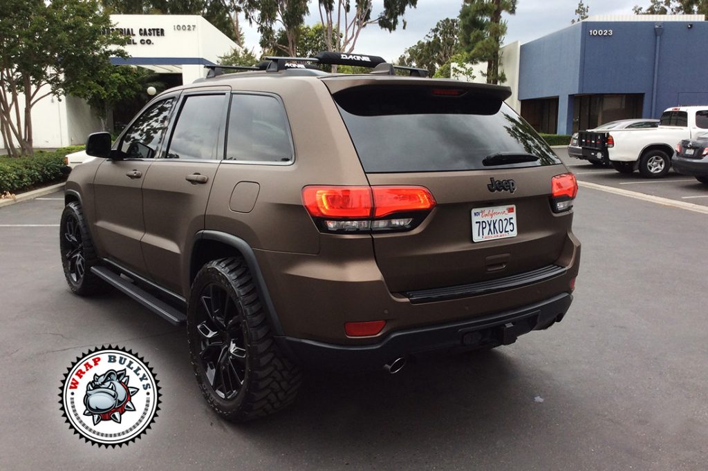 Jeep Grand Cherokee vehicle wrap project