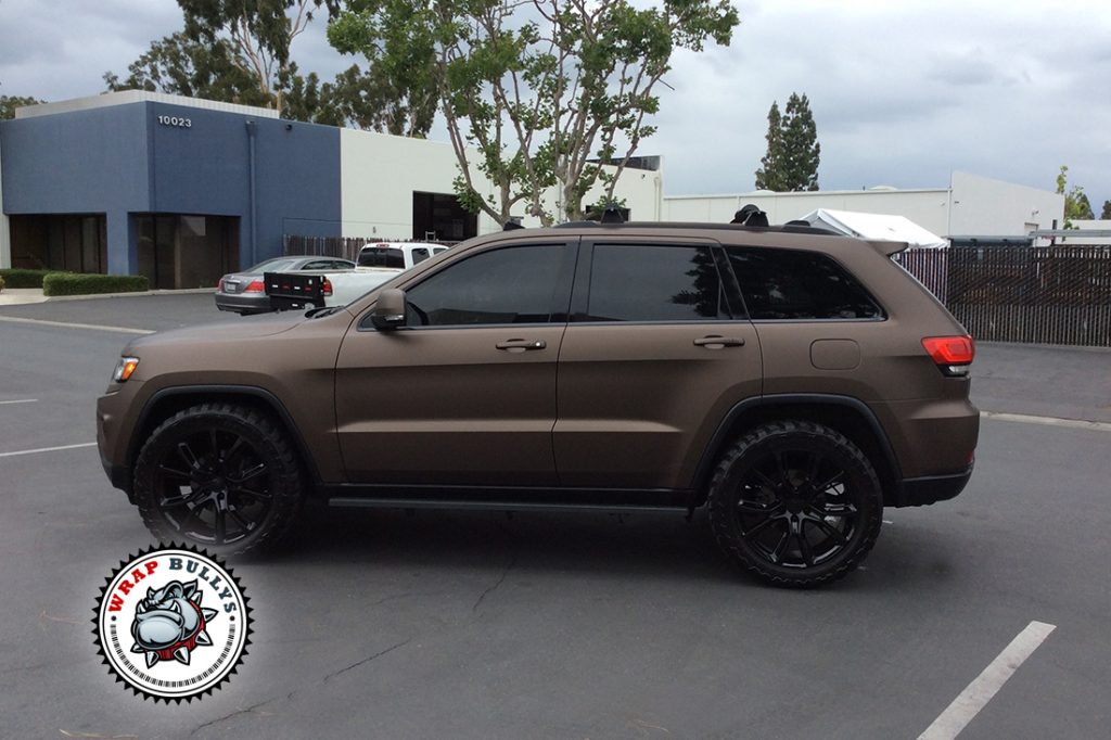 Jeep Grand Cherokee vehicle wrap project