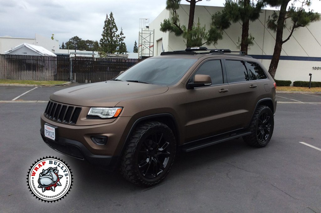 Jeep Grand Cherokee vehicle wrap project