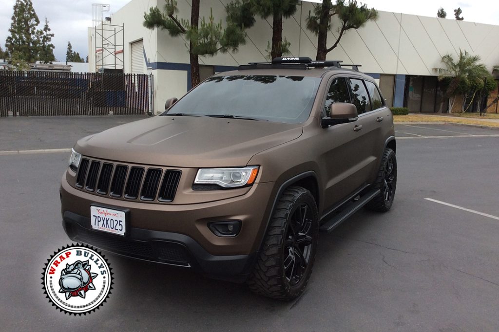 Jeep Grand Cherokee vehicle wrap project