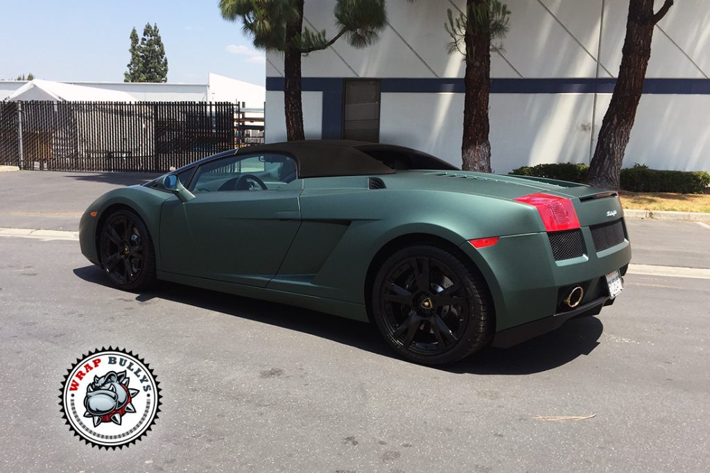 Lamborghini vehicle wrap project