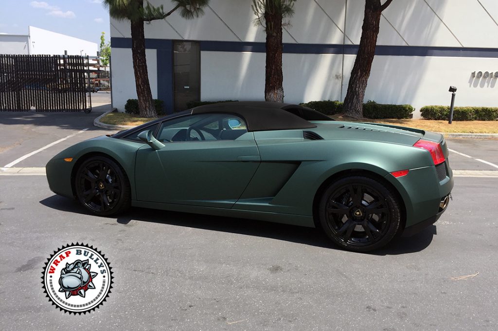 Lamborghini vehicle wrap project