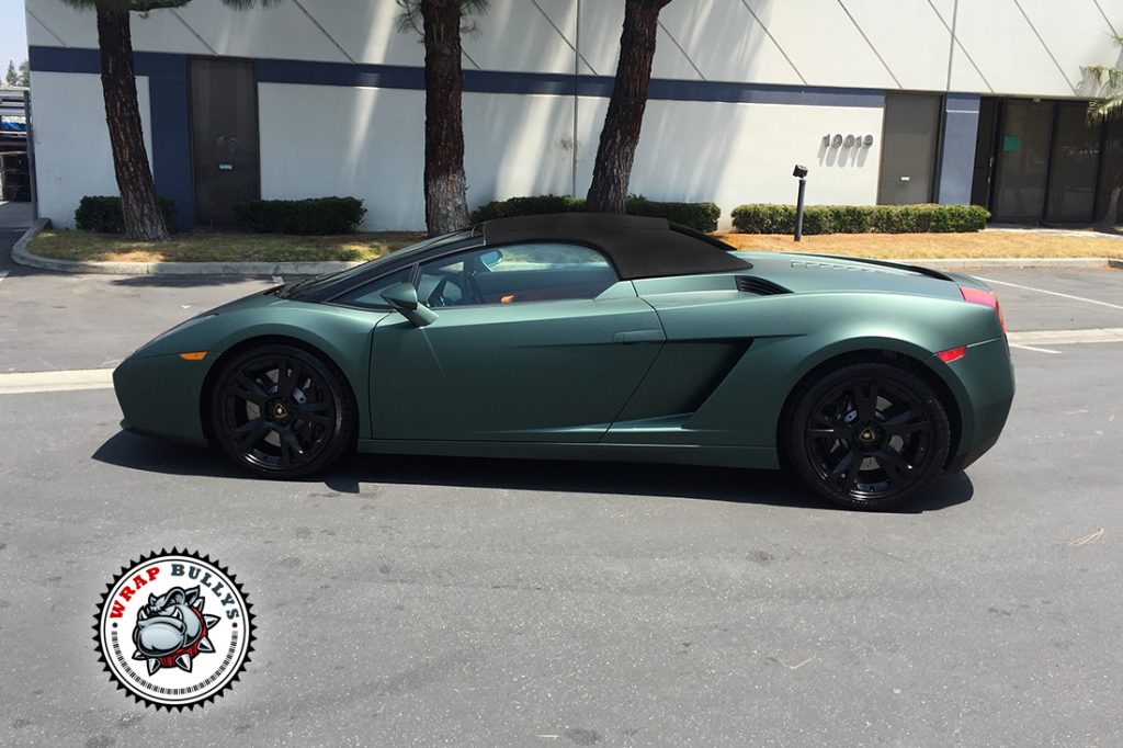 Lamborghini Gallardo Wrap | 3M Matte Pine Green