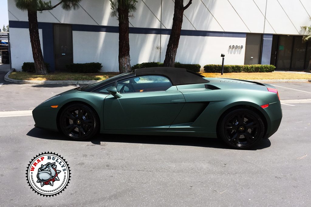 Lamborghini vehicle wrap project