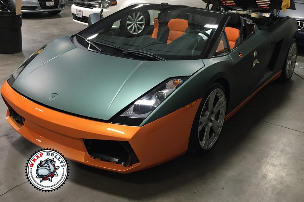Lamborghini vehicle wrap project