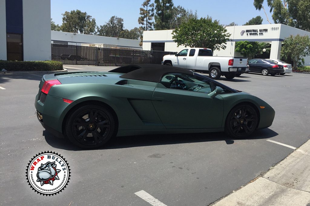 Lamborghini vehicle wrap project
