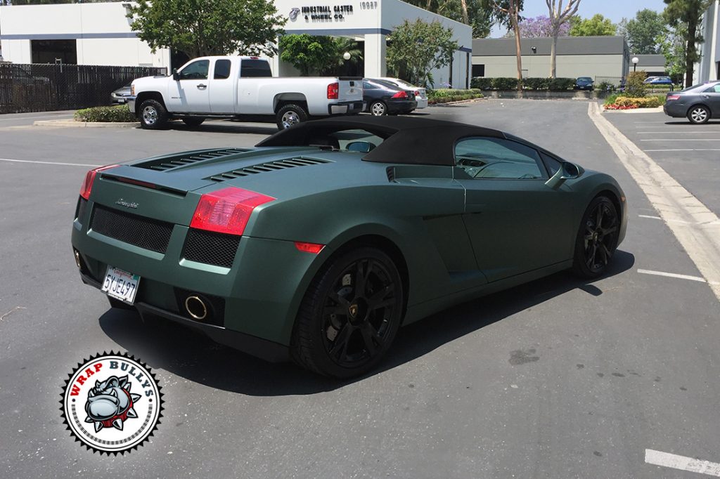 Lamborghini vehicle wrap project