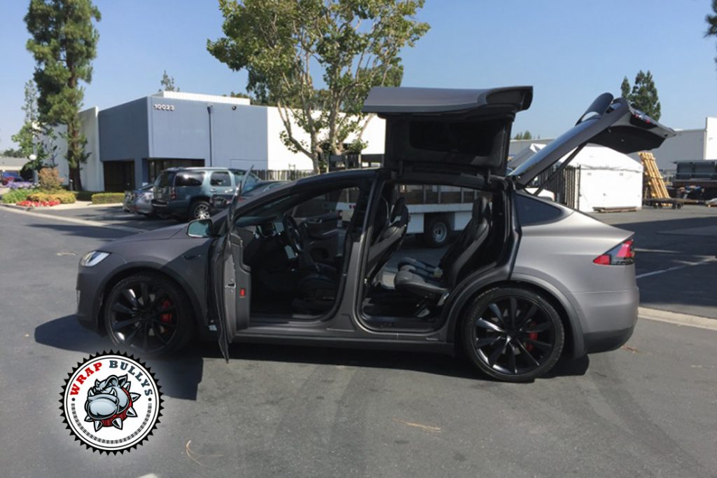 Tesla Model X vehicle wrap project