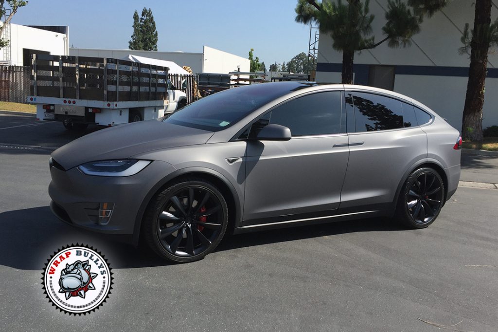 Tesla Model X vehicle wrap project