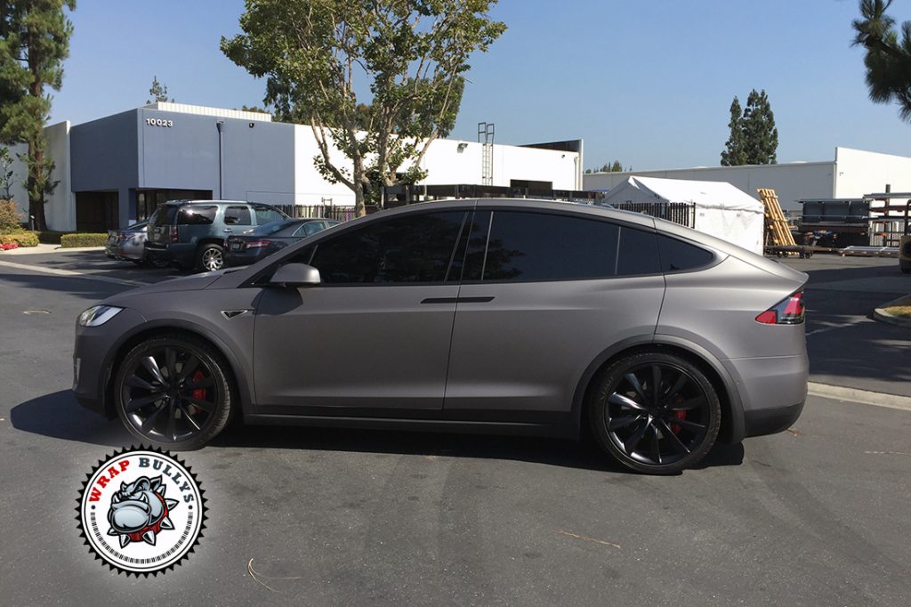Tesla Model X vehicle wrap project