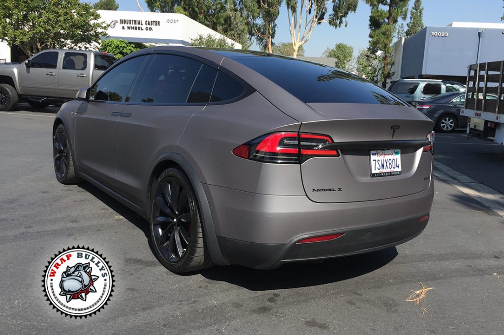 Tesla Model X vehicle wrap project