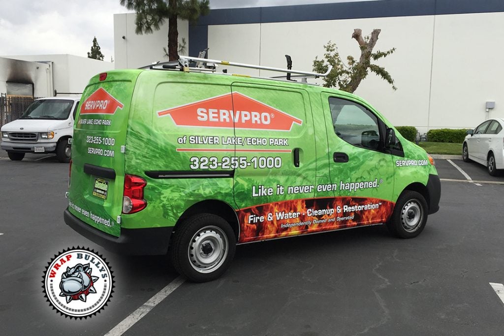 Nissan NV200 vehicle wrap project