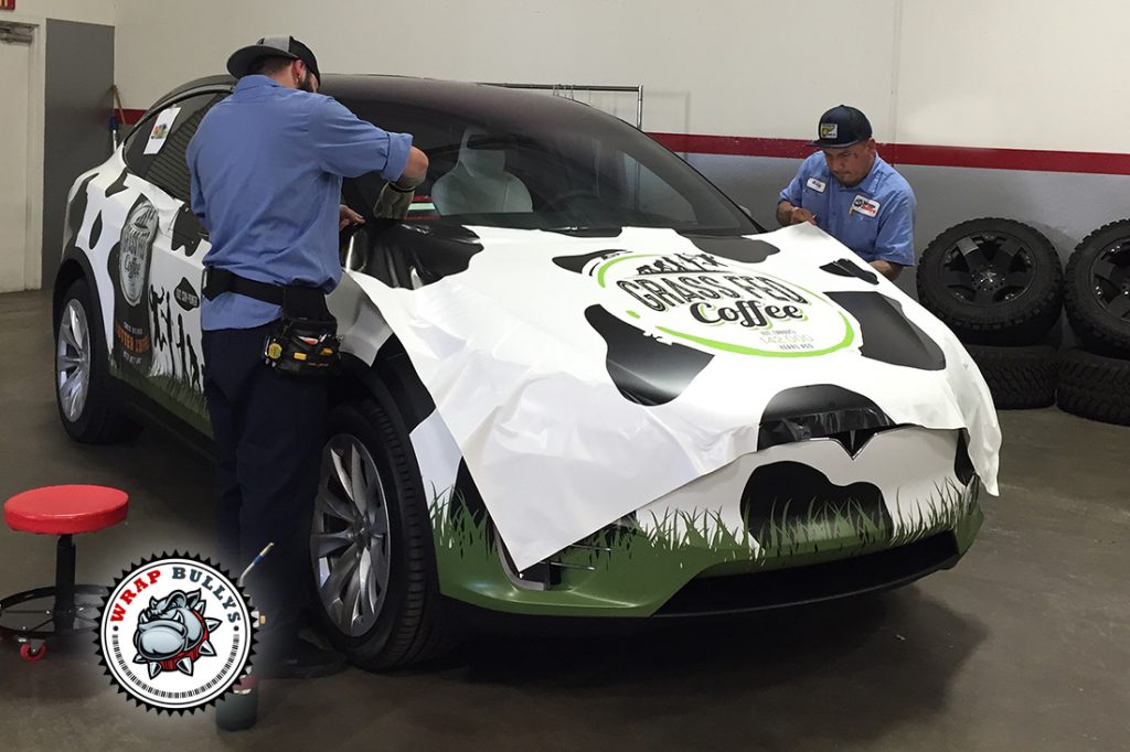 Tesla Model X vehicle wrap project