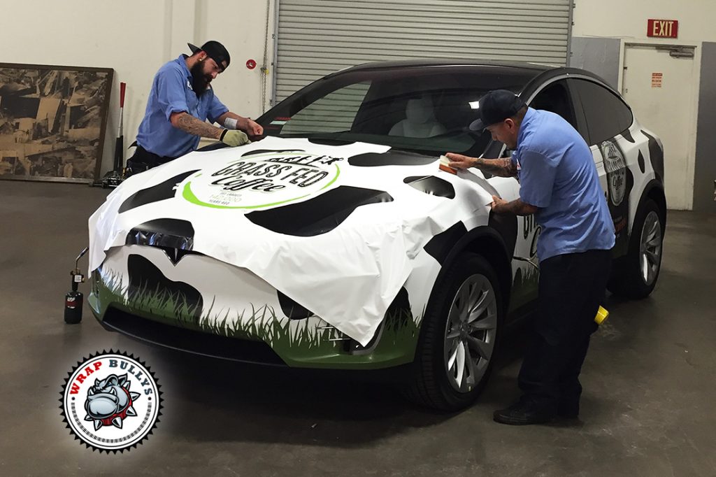 Tesla Model X vehicle wrap project