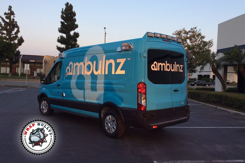 Ford Transit vehicle wrap project