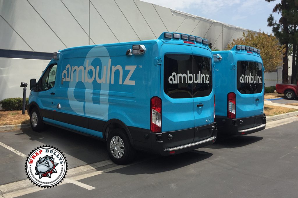 Ford Transit vehicle wrap project