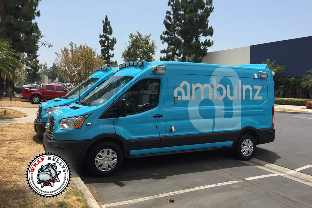 Ford Transit vehicle wrap project