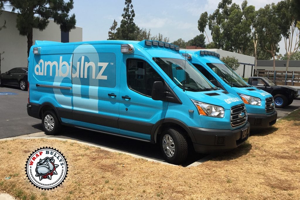 Ford Transit vehicle wrap project