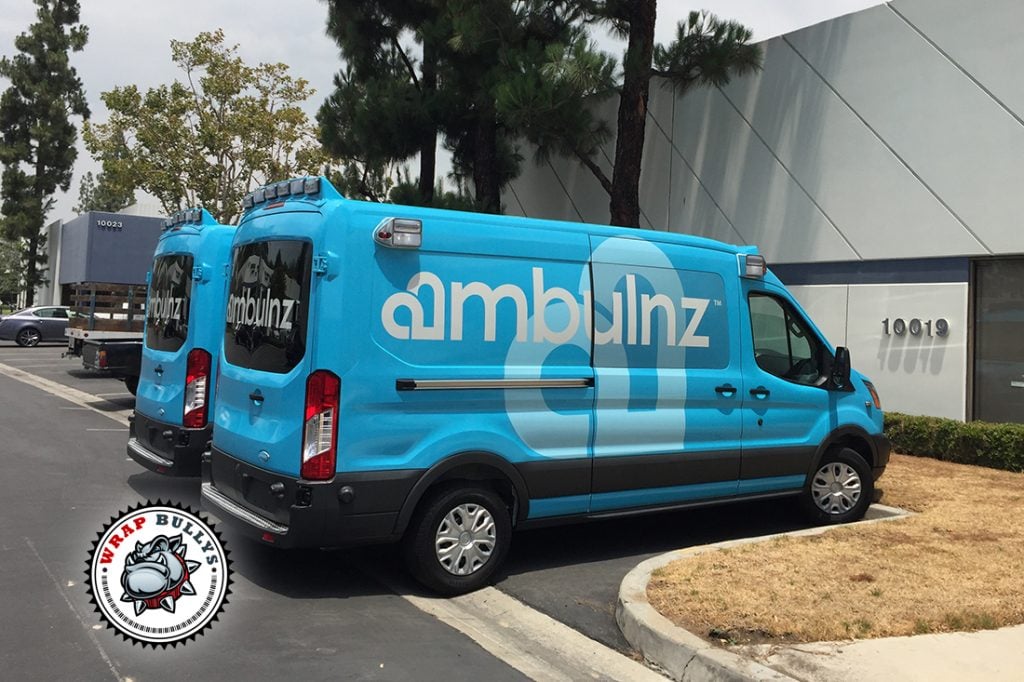 Ford Transit vehicle wrap project