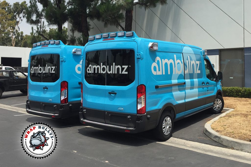 Ford Transit vehicle wrap project