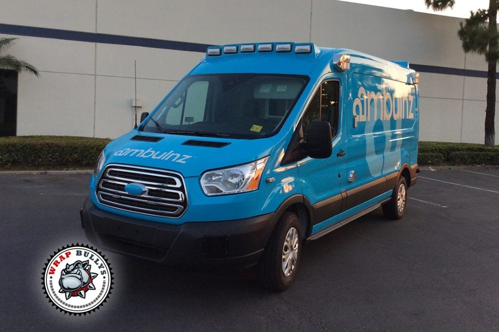 Ford Transit vehicle wrap project