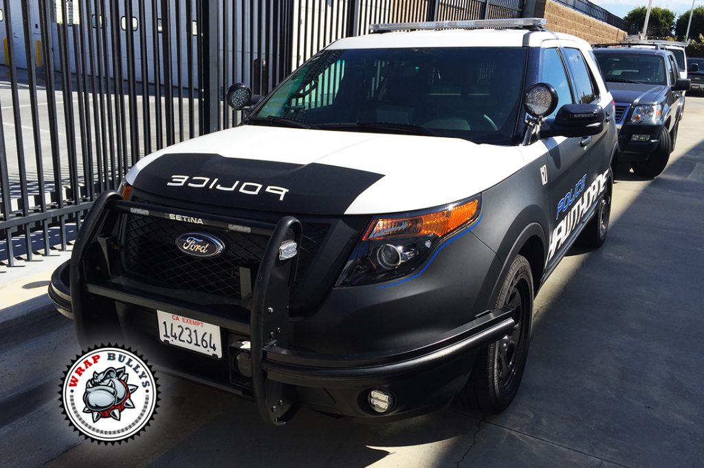 Ford Police Interceptor vehicle wrap project