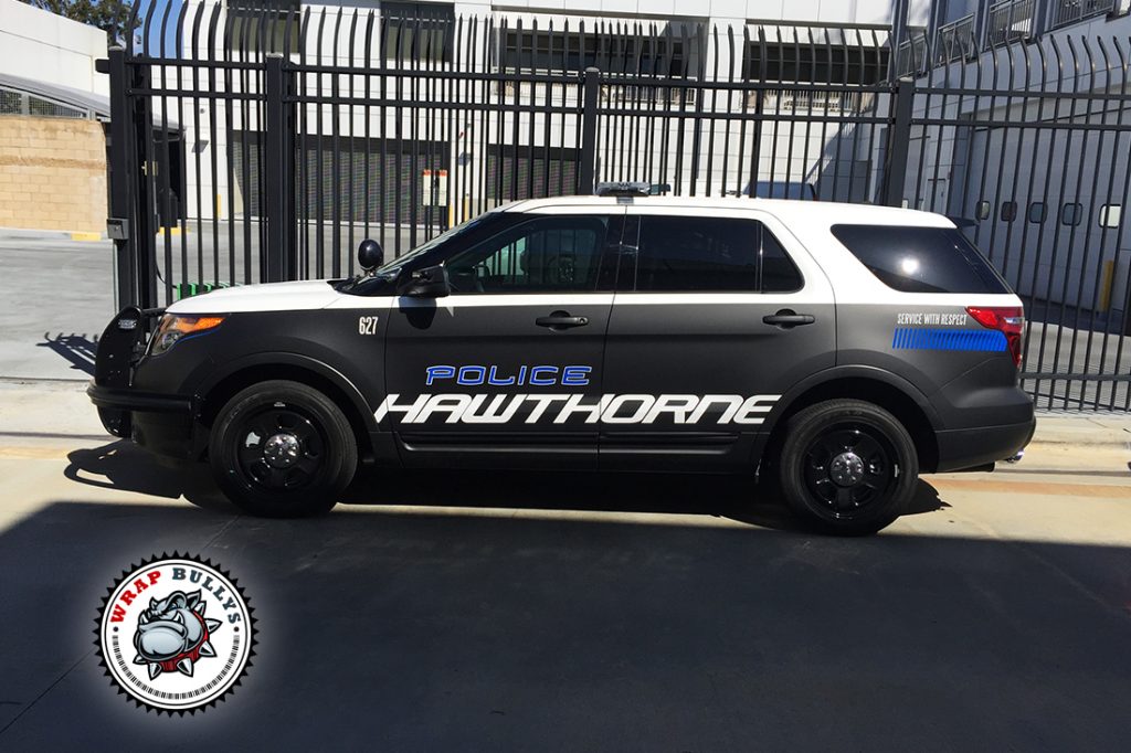 Ford Police Interceptor vehicle wrap project