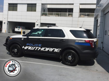 Hawthorne Police Fleet Vehicle Wrap