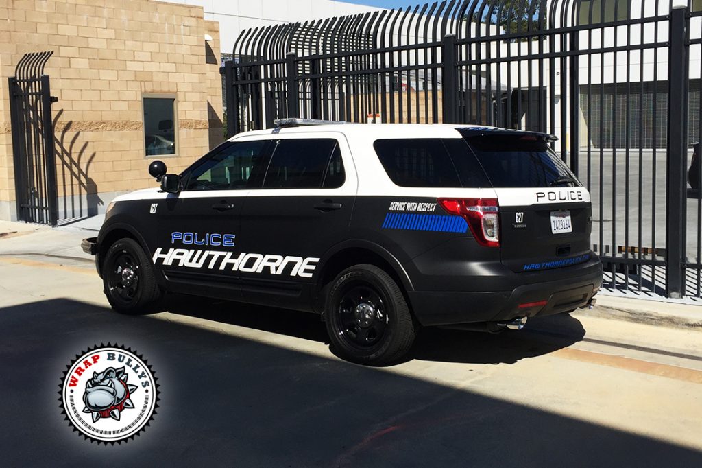 Ford Police Interceptor vehicle wrap project
