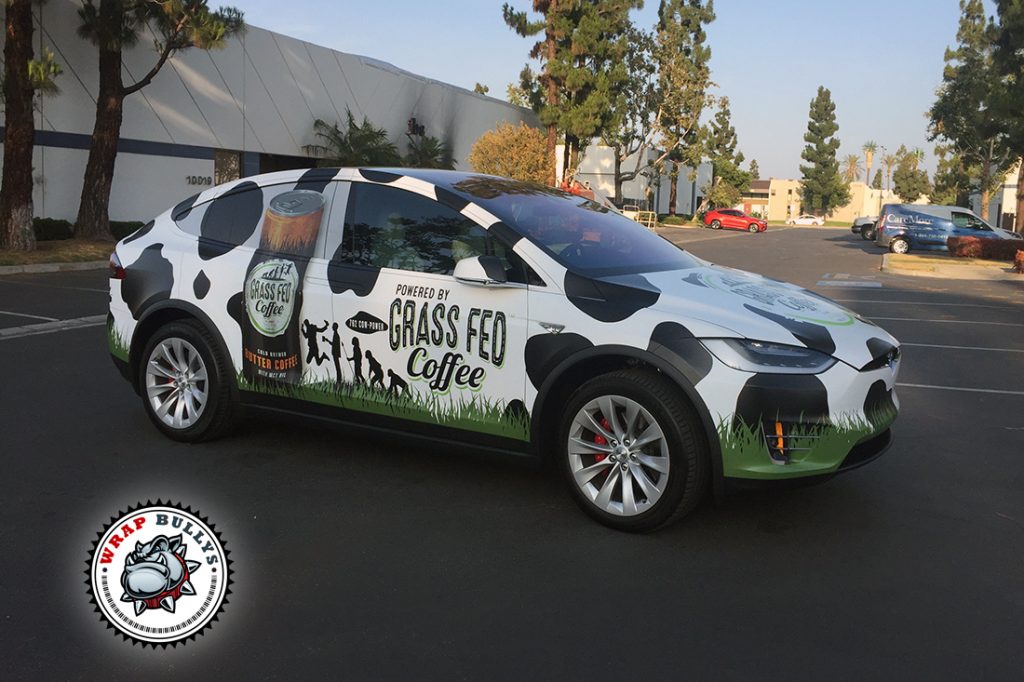 Tesla Model X vehicle wrap project