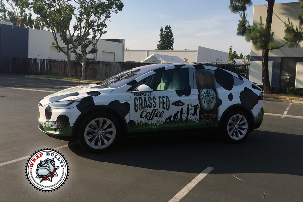 Tesla Model X vehicle wrap project