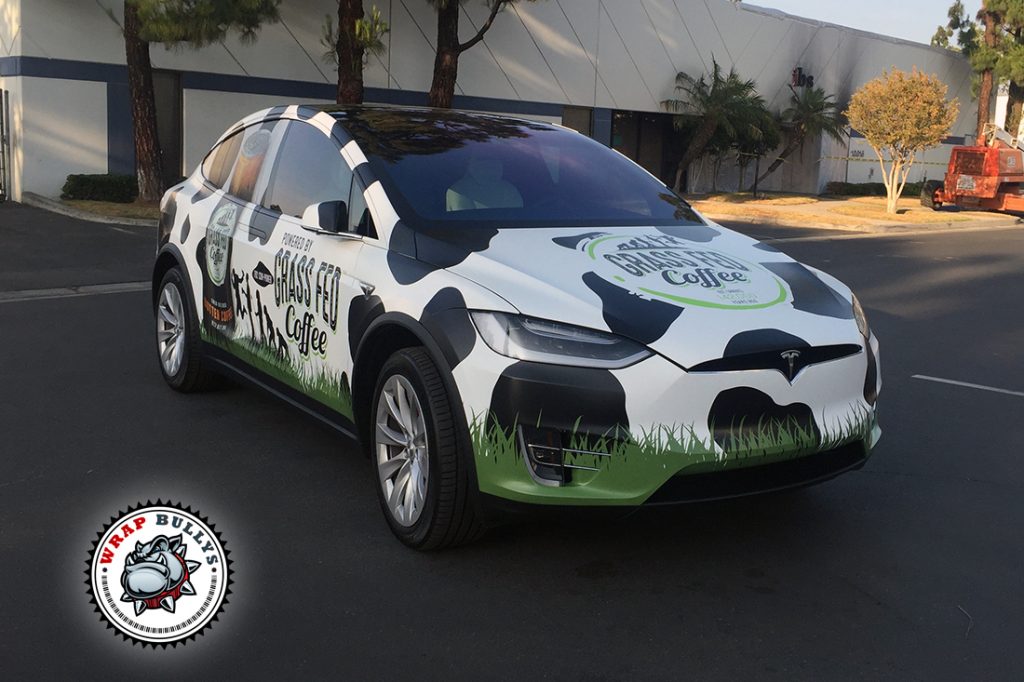Tesla Model X vehicle wrap project
