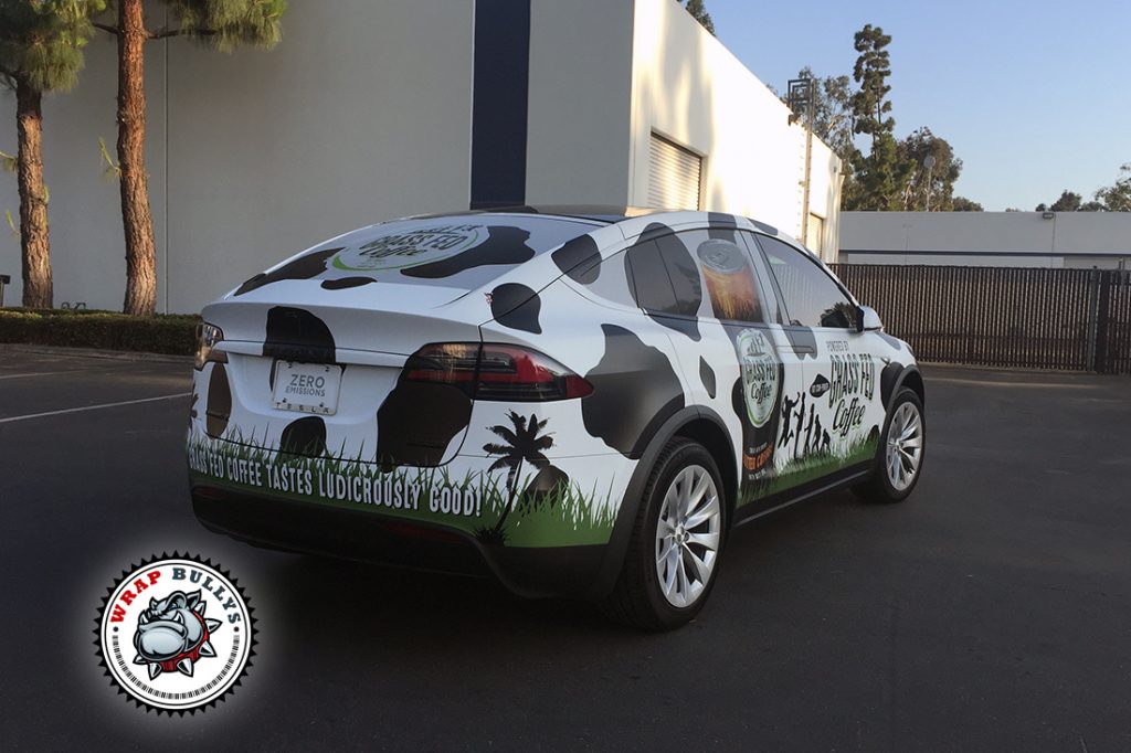 Tesla Model X vehicle wrap project